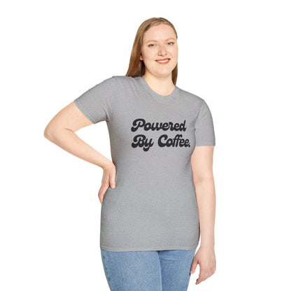 Powered By Coffee Unisex T-Shirt (Black)