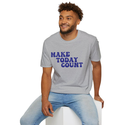 Make Today Count T-Shirt - Blue