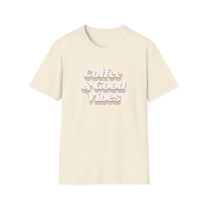 Coffee & Good Vibes Casual Wear Unisex T-Shirt
