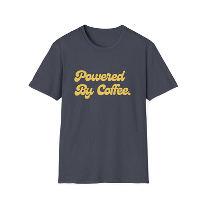 Powered By Coffee Unisex T-Shirt (Yellow)