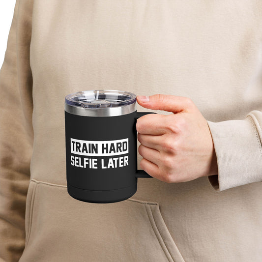 Train Hard Selfie 15oz. Coffee Mug Tumbler