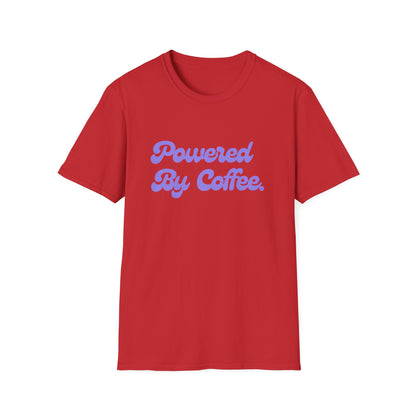 Powered By Coffee Unisex T-Shirt (Purple)