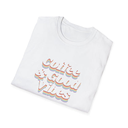 Coffee & Good Vibes Casual Wear Unisex T-Shirt