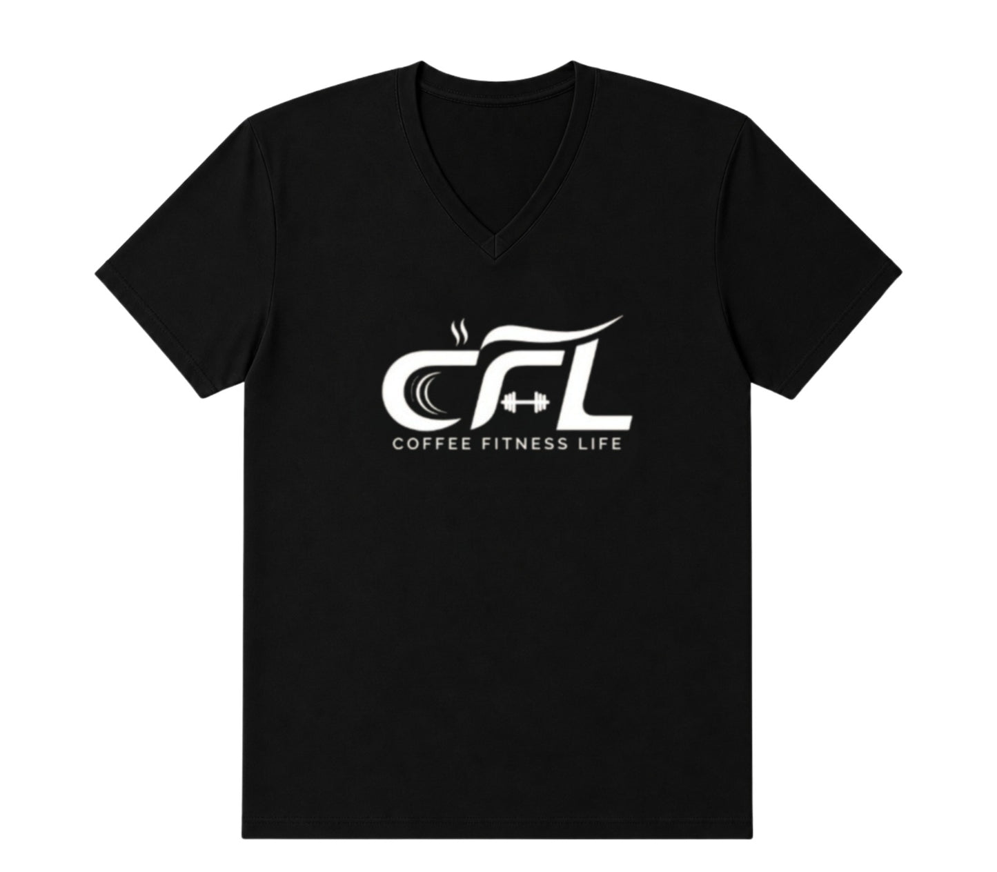 CFL Logo Design V-Neck Unisex T-Shirt for Men and Women | Premium Cotton Streetwear Tee