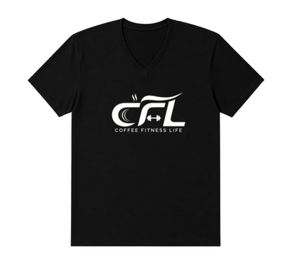 CFL Logo Design V-Neck Unisex T-Shirt for Men and Women | Premium Cotton Streetwear Tee