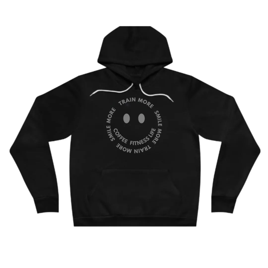 Train More Smile More Unisex Sponge Fleece Pullover Hoodie