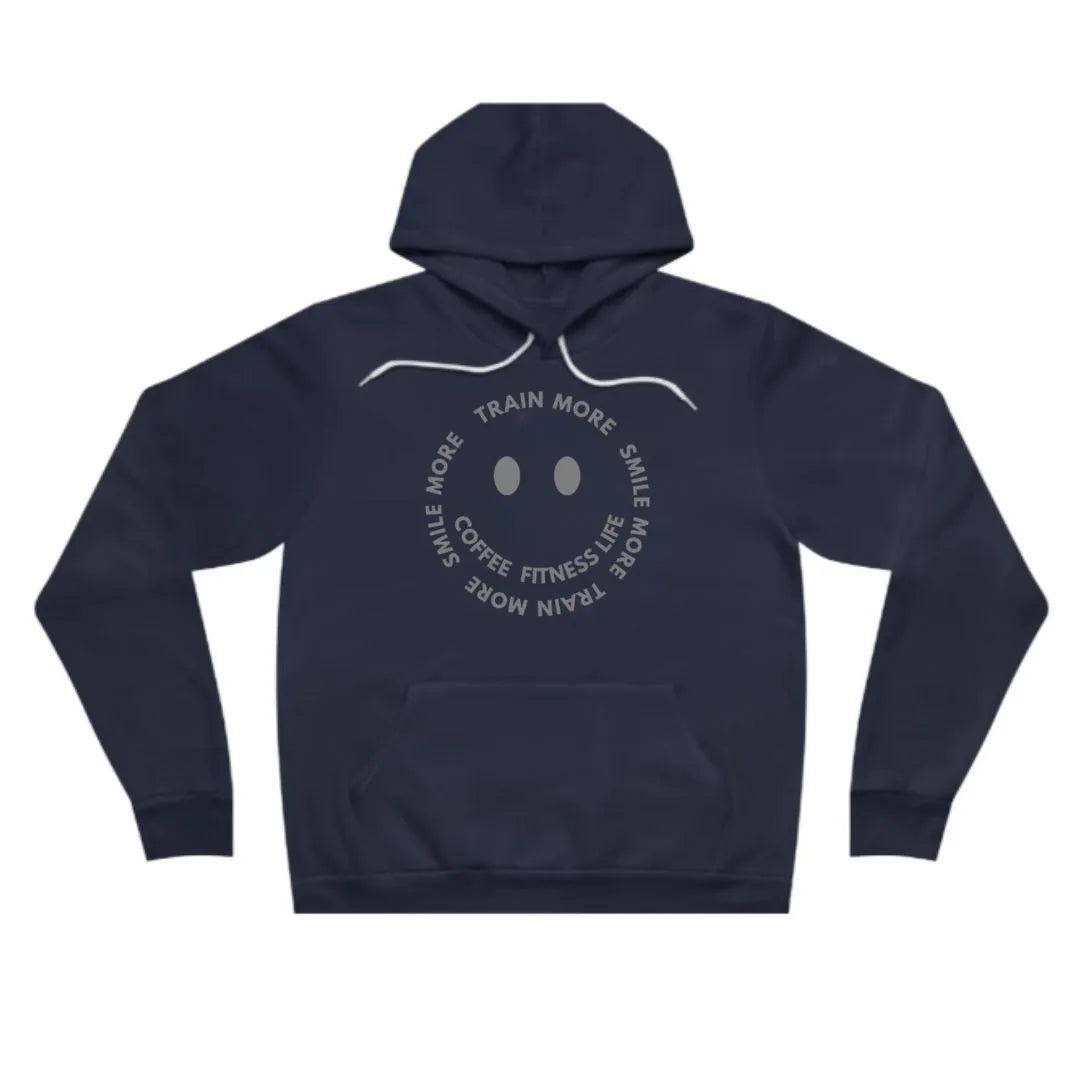 Train More Smile More Unisex Sponge Fleece Pullover Hoodie