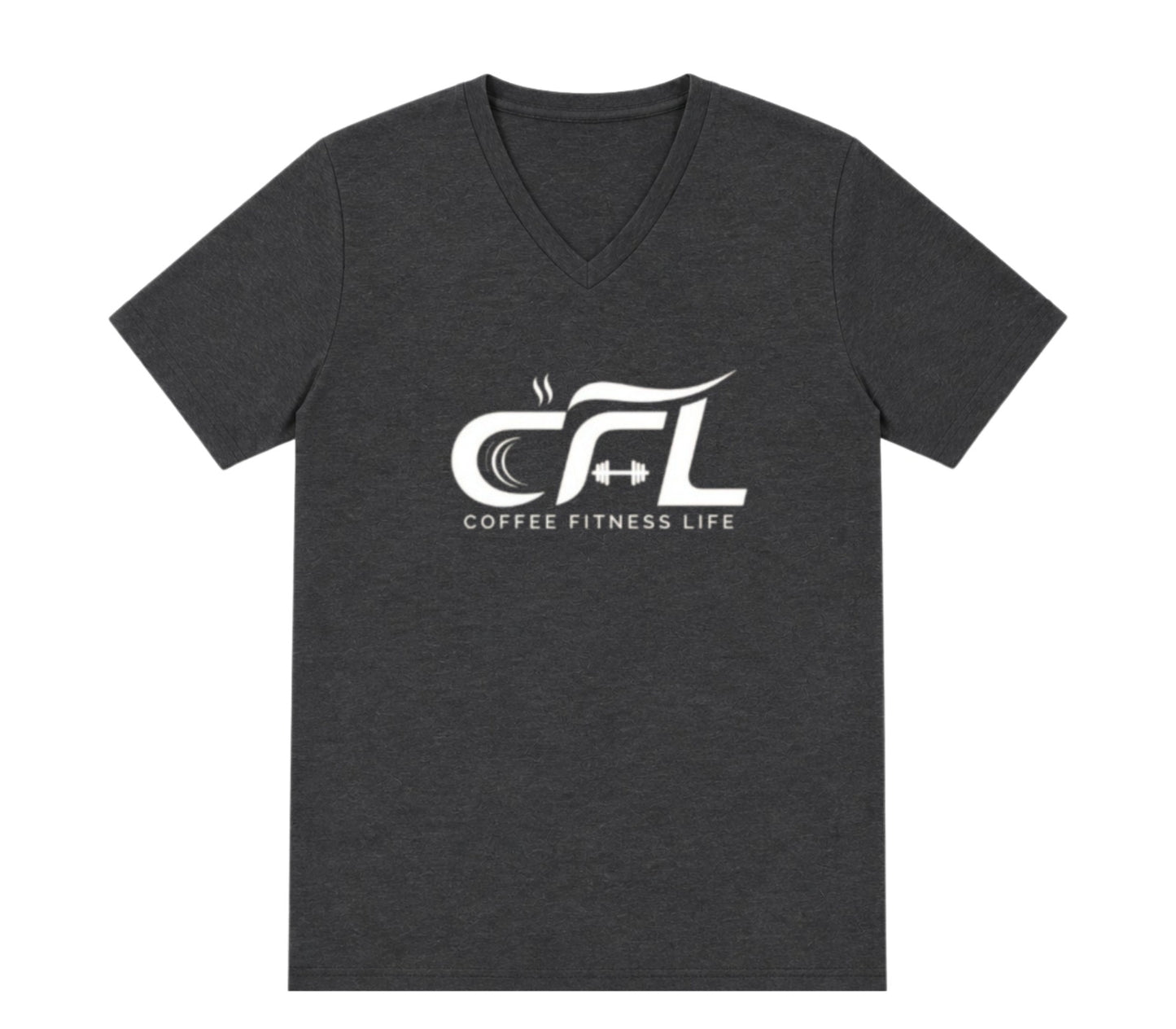 CFL Logo Design V-Neck Unisex T-Shirt for Men and Women | Premium Cotton Streetwear Tee