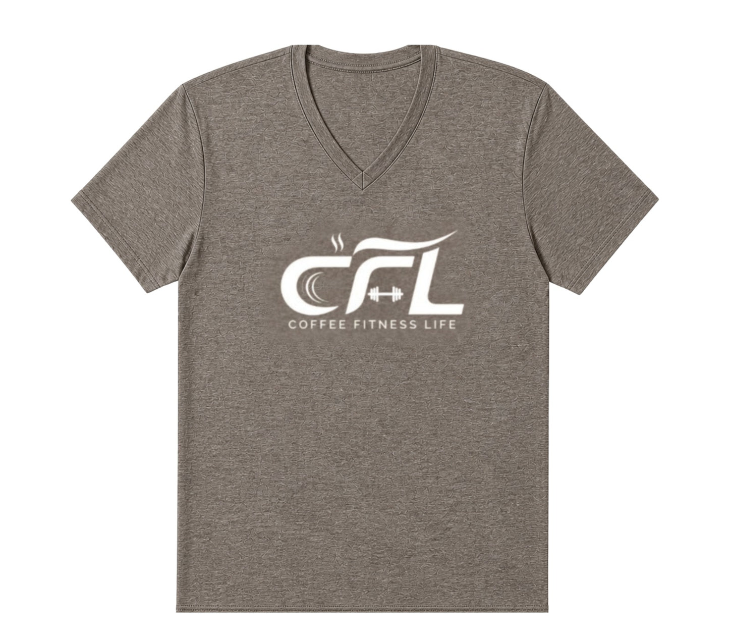 CFL Logo Design V-Neck Unisex T-Shirt for Men and Women | Premium Cotton Streetwear Tee