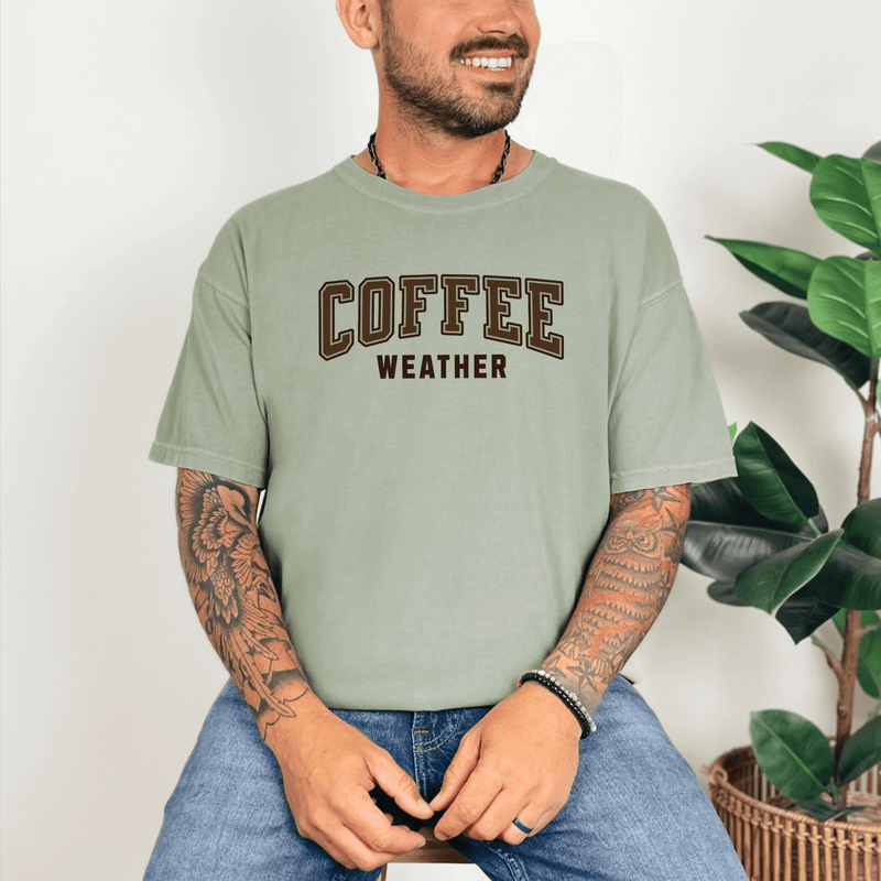 Coffee Weather - Unisex Heavyweight T-shirt