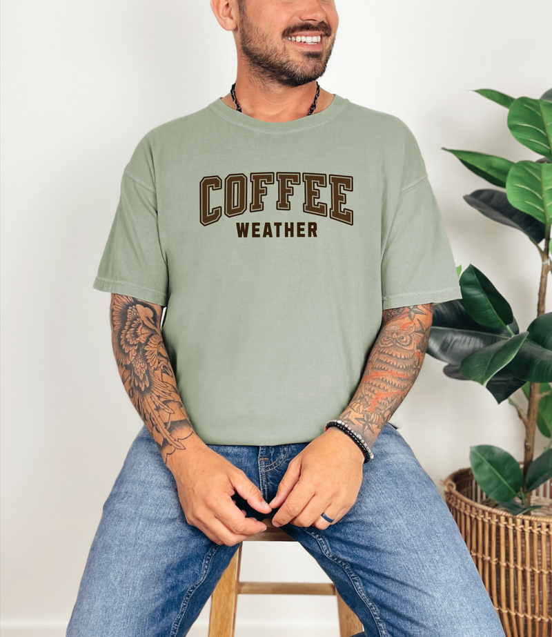 Coffee Weather - Unisex Heavyweight T-shirt