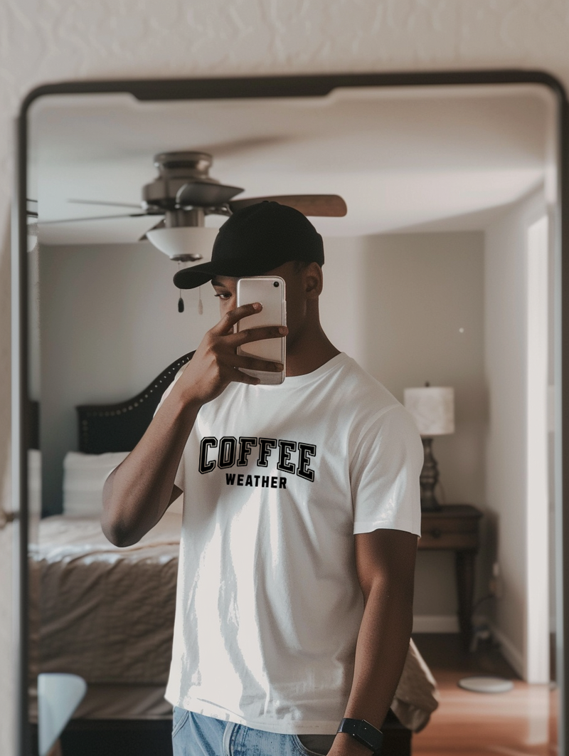 Coffee Weather - Unisex Heavyweight T-shirt