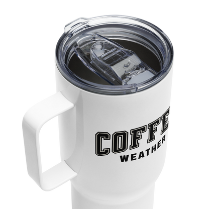 Coffee Weather Travel Mug With Handle