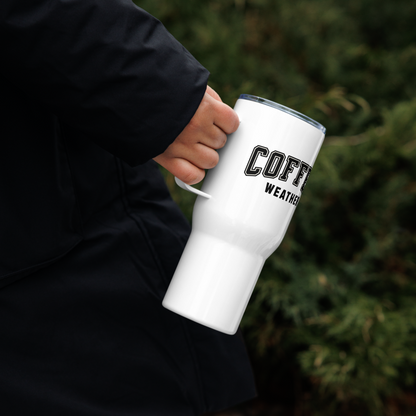 Coffee Weather Travel Mug With Handle