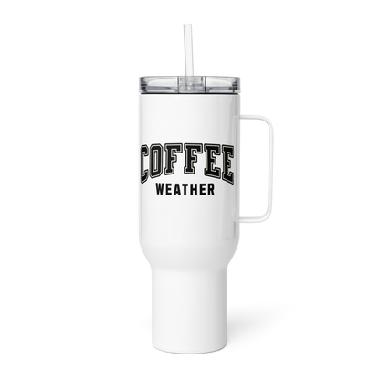 Coffee Weather Travel Mug With Handle