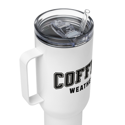 Coffee Weather Travel Mug With Handle