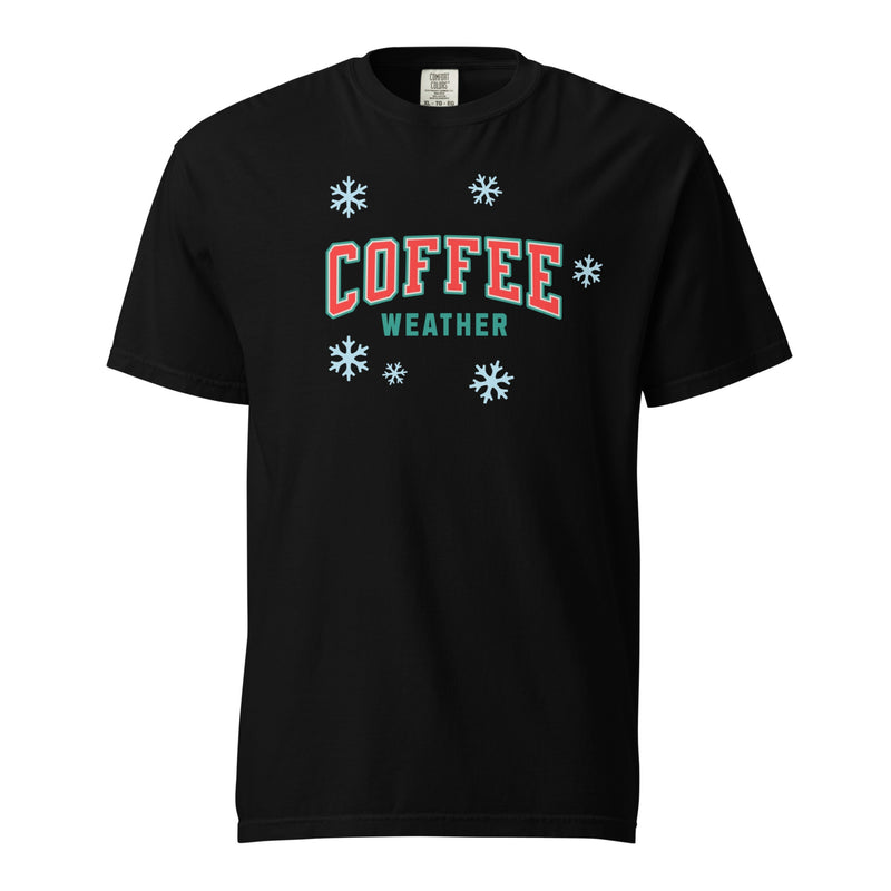 Festive Coffee Weather - Unisex Heavyweight T-shirt