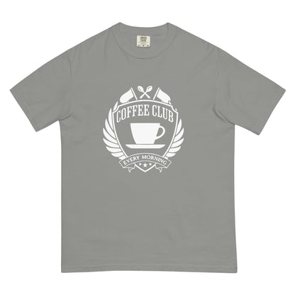 Coffee Club Unisex Heavyweight t-shirt (Navy)