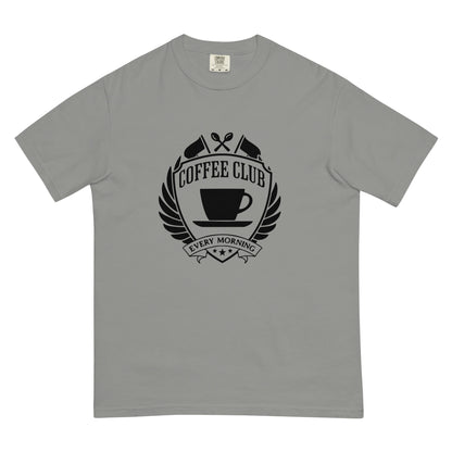 Coffee Club Unisex Heavyweight t-shirt (Black)