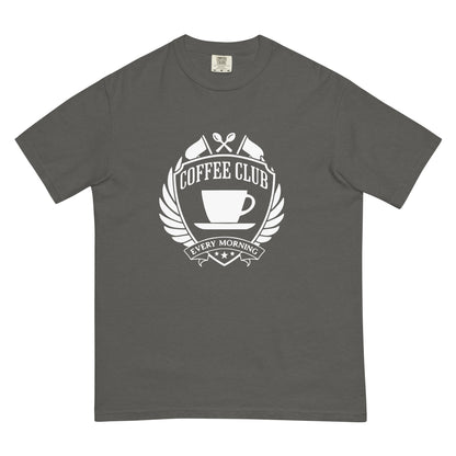 Coffee Club Unisex Heavyweight t-shirt (Navy)