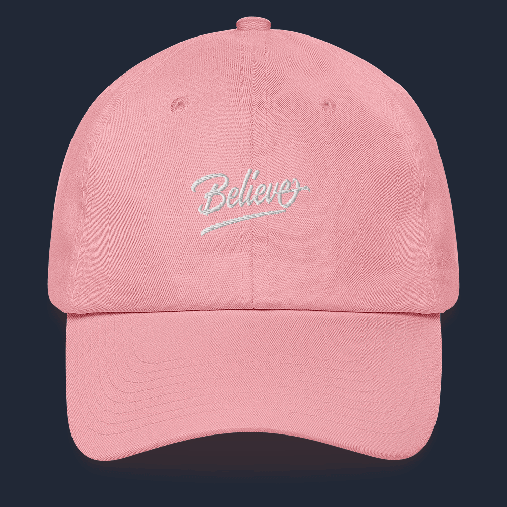 "Believe"  Dad hat