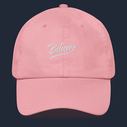 "Believe"  Dad hat