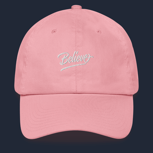 "Believe"  Dad hat