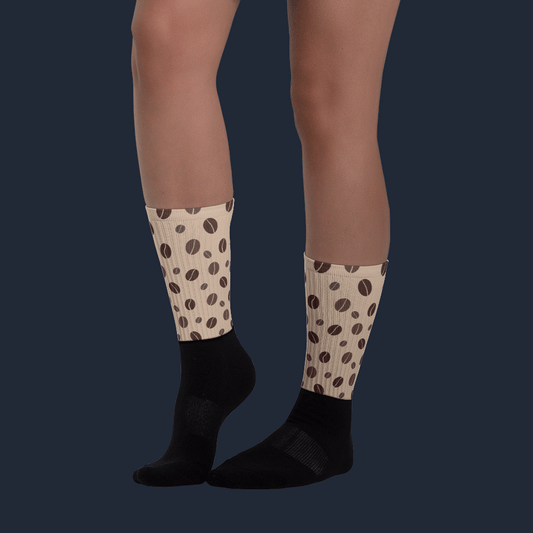 Coffee Beans Sublimated Socks