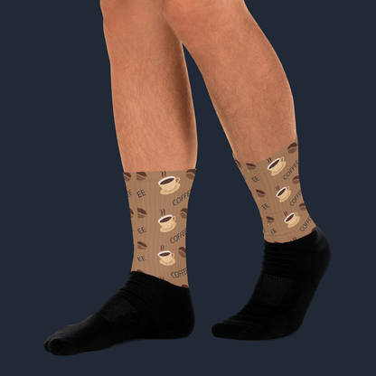 Coffee Sublimated Socks