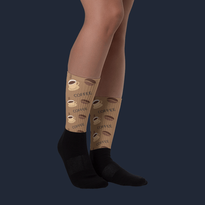 Coffee Sublimated Socks