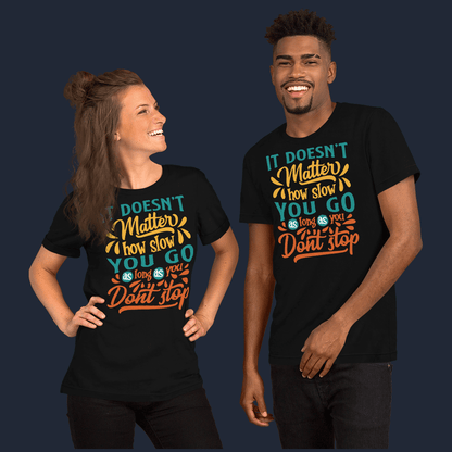 Don't Stop Unisex Gym T-shirt 