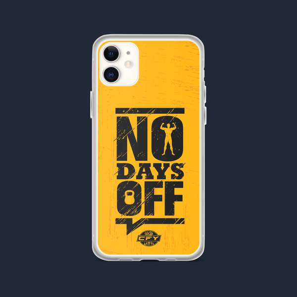 No Days Off iPhone Case