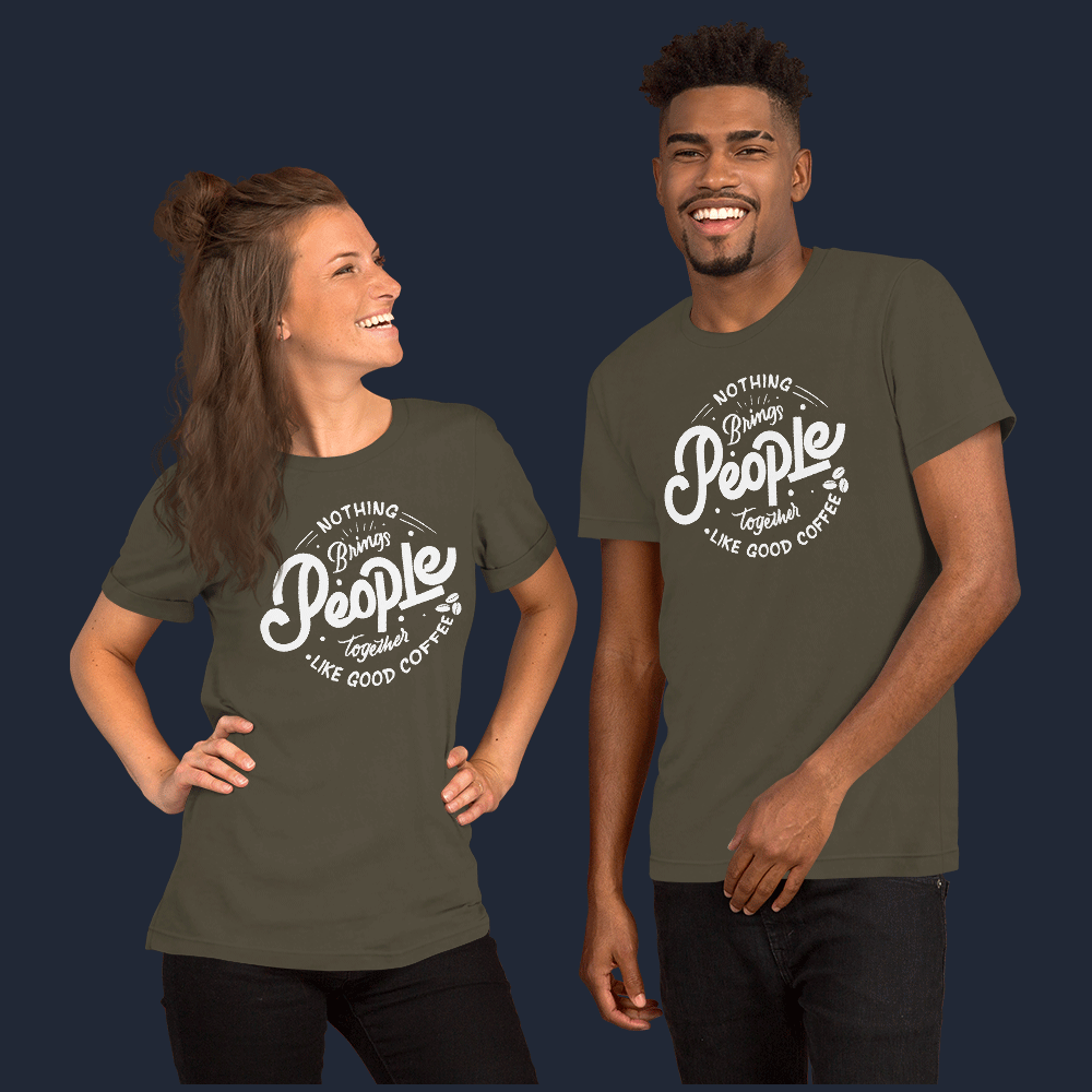 Good Coffee Unisex Coffee Shirts