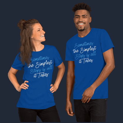 The Simplest Stepsm Unisex Gym T-Shirt