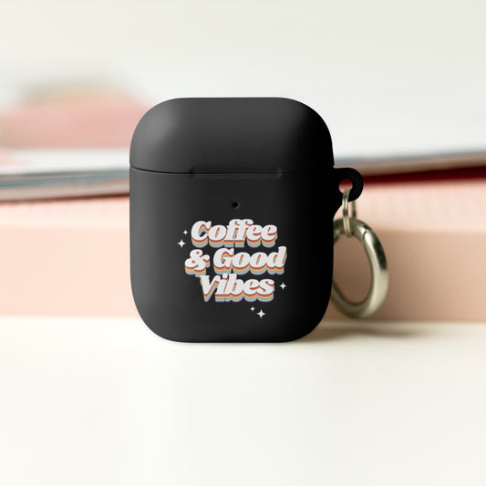 Coffee & Good Vibes AirPods case