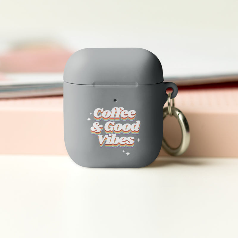 Coffee & Good Vibes AirPods case