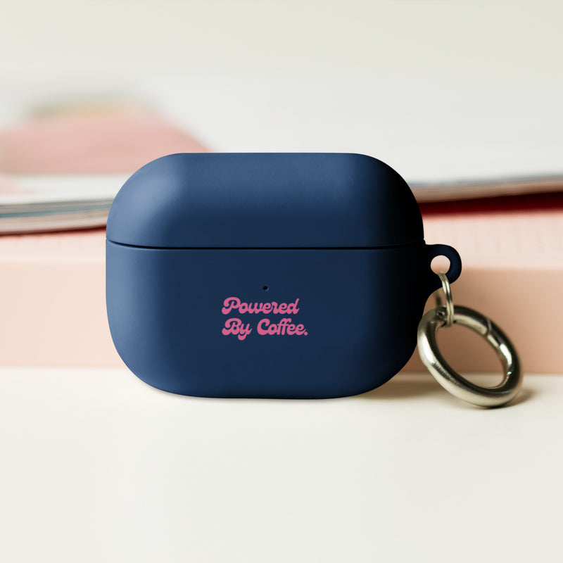 Powered By Coffee AirPods case (Pink)