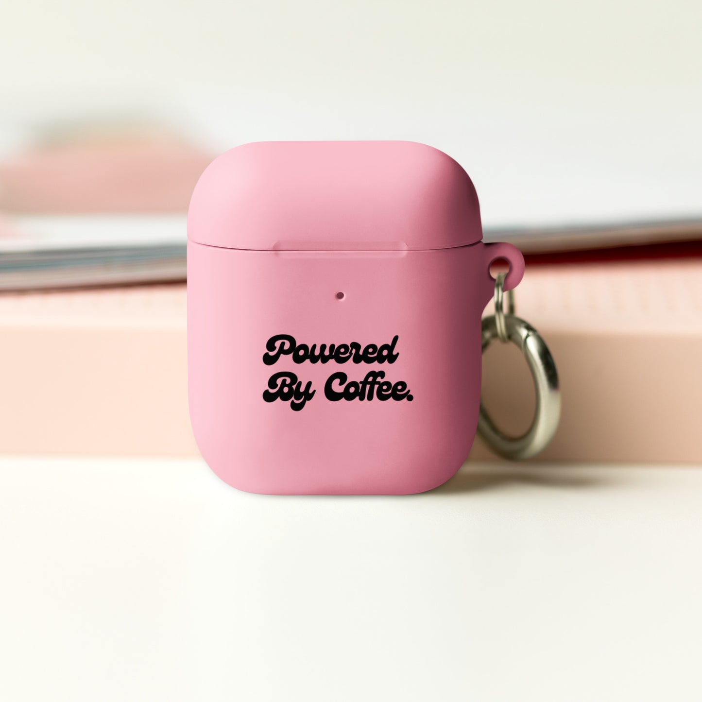 Powered By Coffee AirPods case (Black)