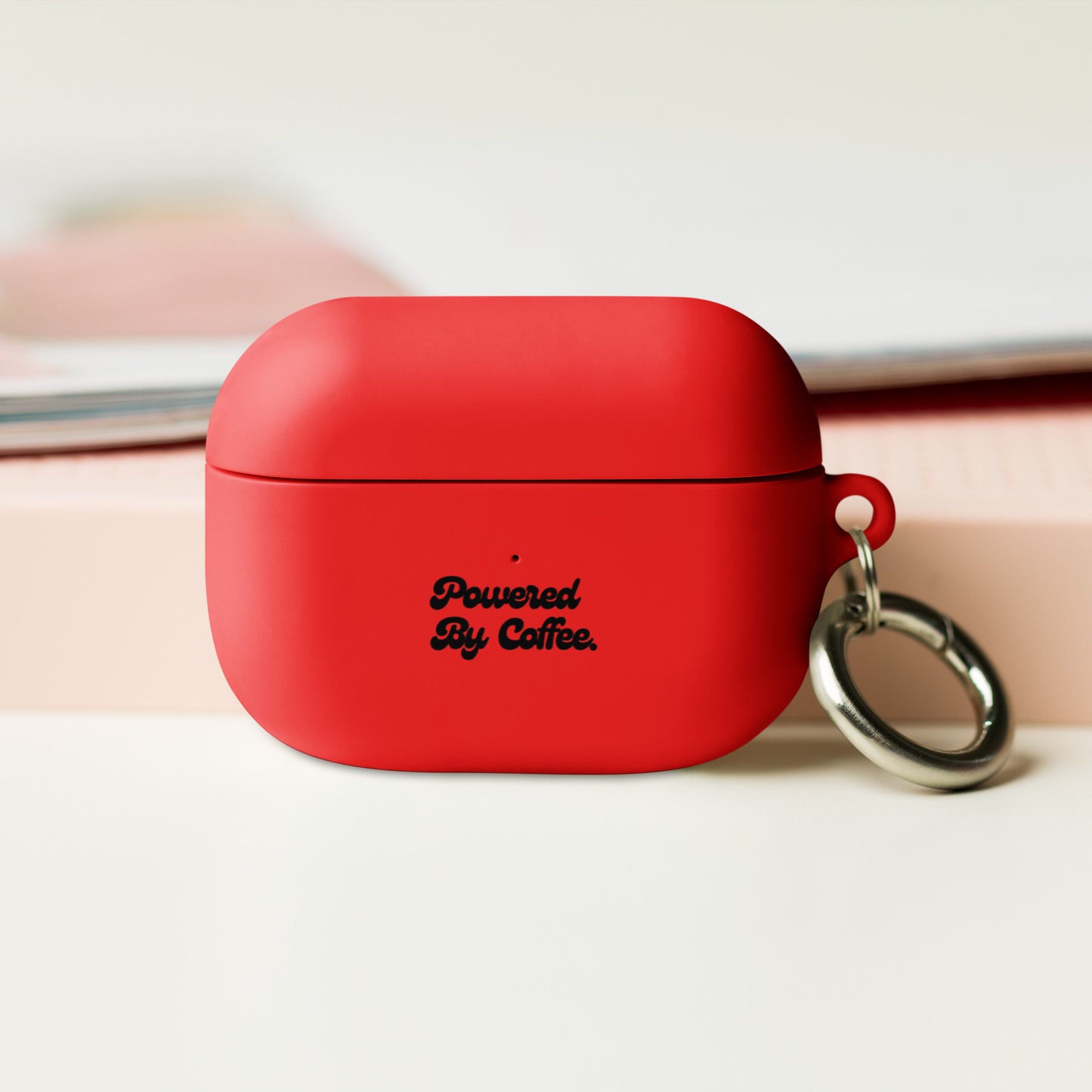 Powered By Coffee AirPods case (Black)