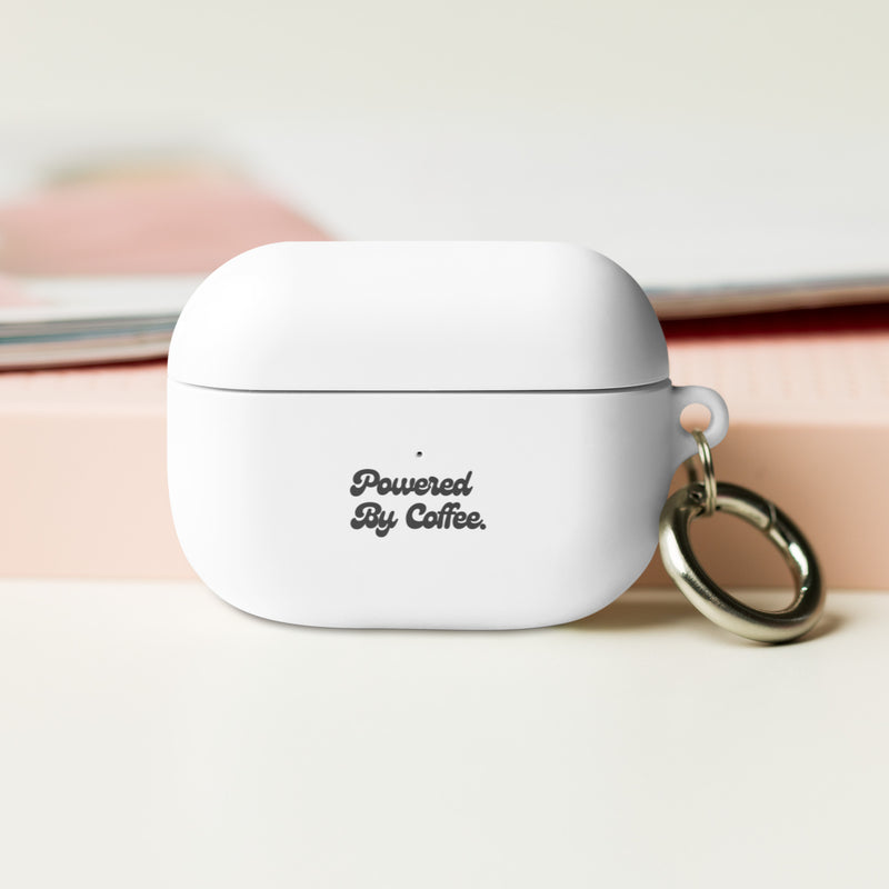 Powered By Coffee AirPods case (Grey)