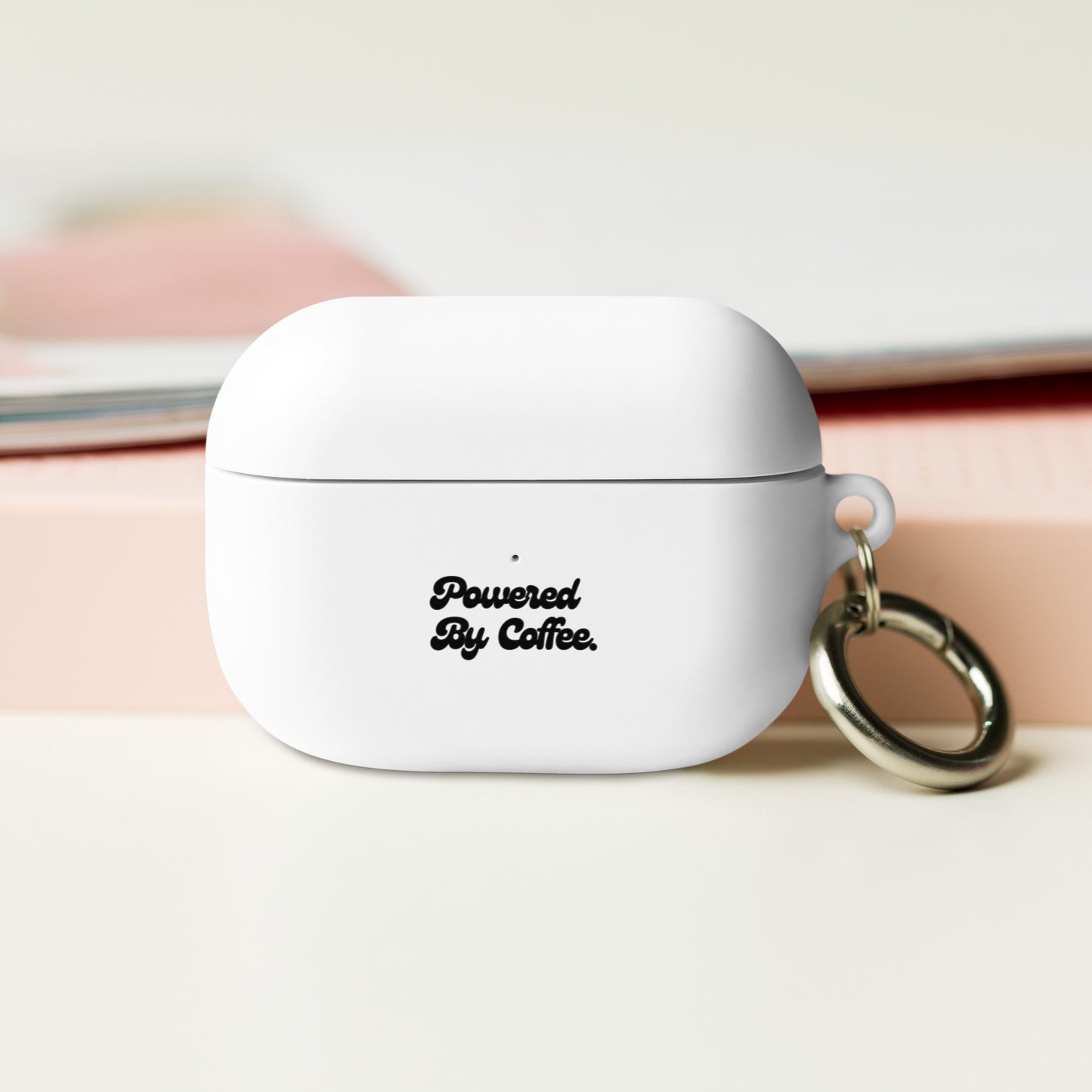Powered By Coffee AirPods case (Black)