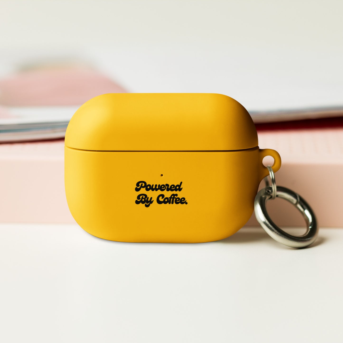 Powered By Coffee AirPods case (Black)
