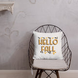 Hello Fall Premium Pillow