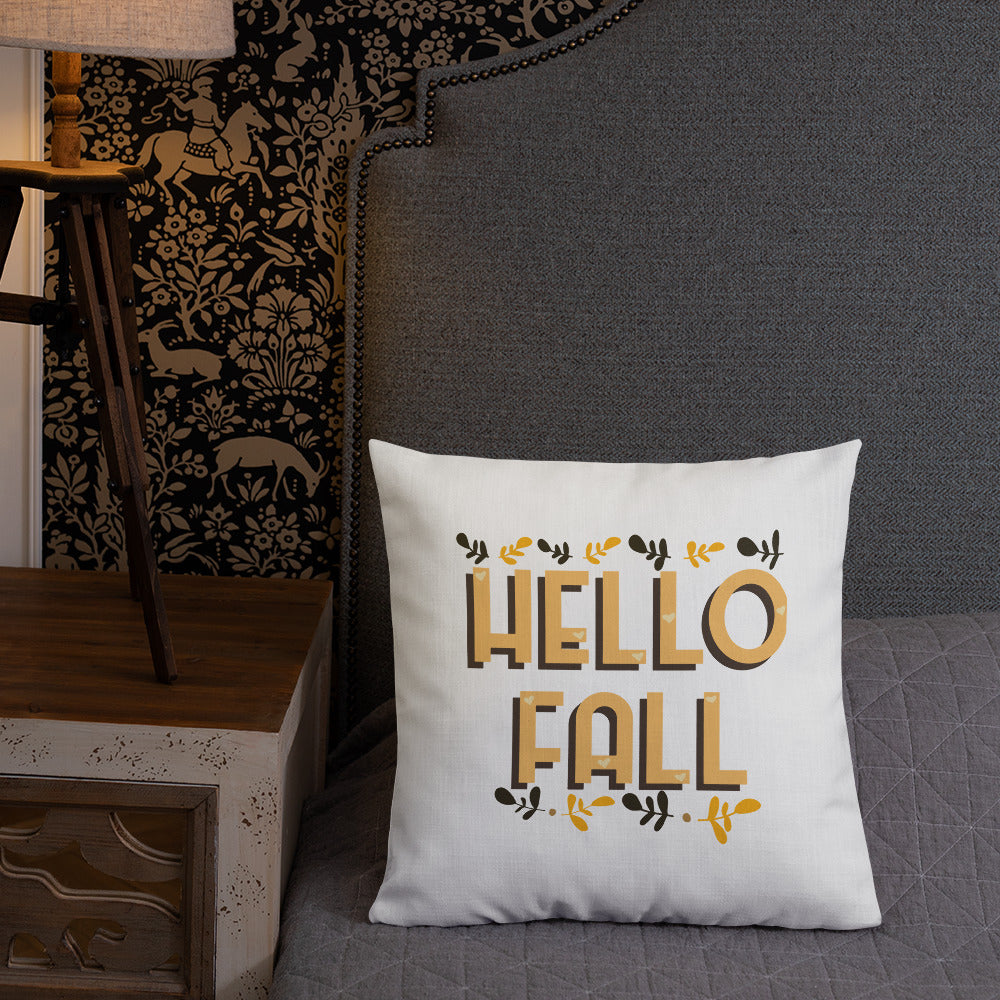 Hello Fall Premium Pillow