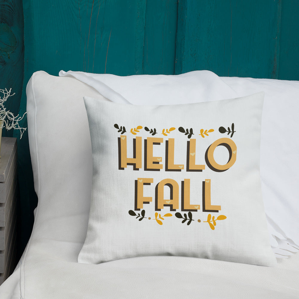 Hello Fall Premium Pillow