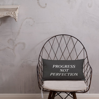 Progress Not Perfection Premium Pillow