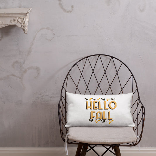 Hello Fall Premium Pillow