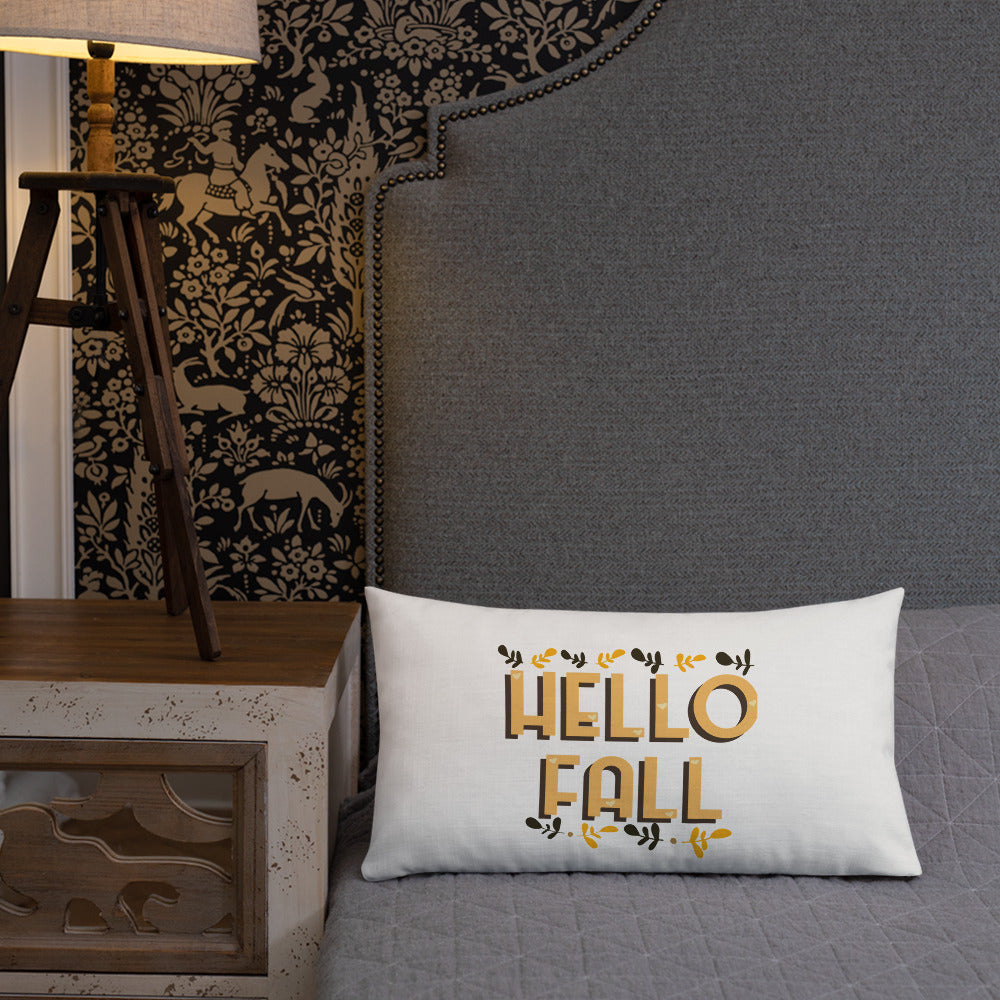 Hello Fall Premium Pillow