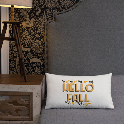 Hello Fall Premium Pillow