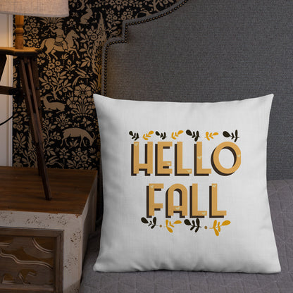 Hello Fall Premium Pillow